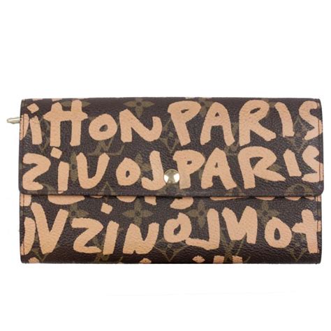 louis vuitton graffiti wallet.